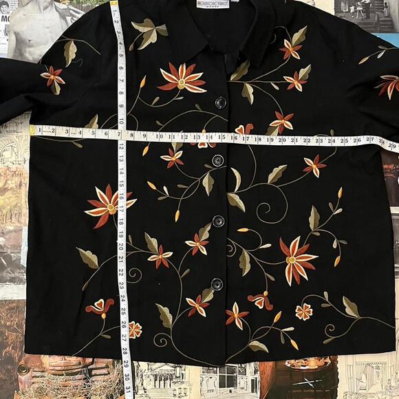 Vintage Brownstone Studios embroidered blazer jacket - Picture 5 of 6